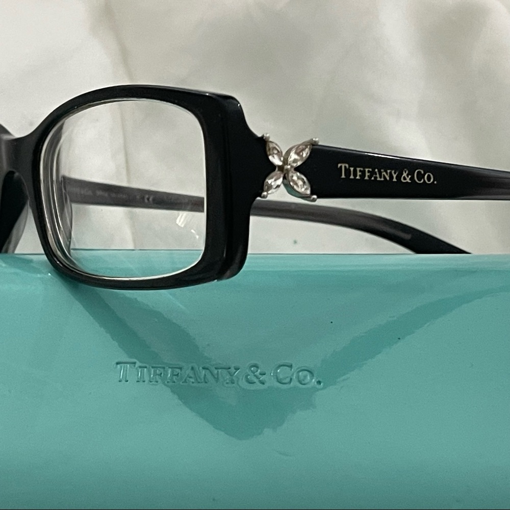 Tiffany and Co. Victoria Square All Black Eye Glasses TF2043-B 8128 52–16